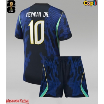 Brazilia Neymar Jr #10 Echipament de Fotbal Replică Mondial 2026 Copii Deplasare (+ Șorturi)